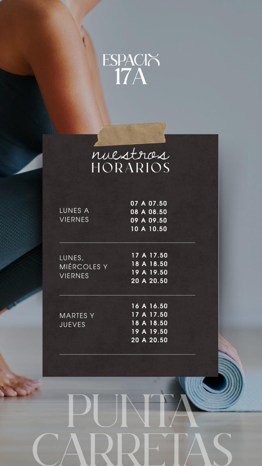 Horarios Sala 2 - Sede Punta Carretas